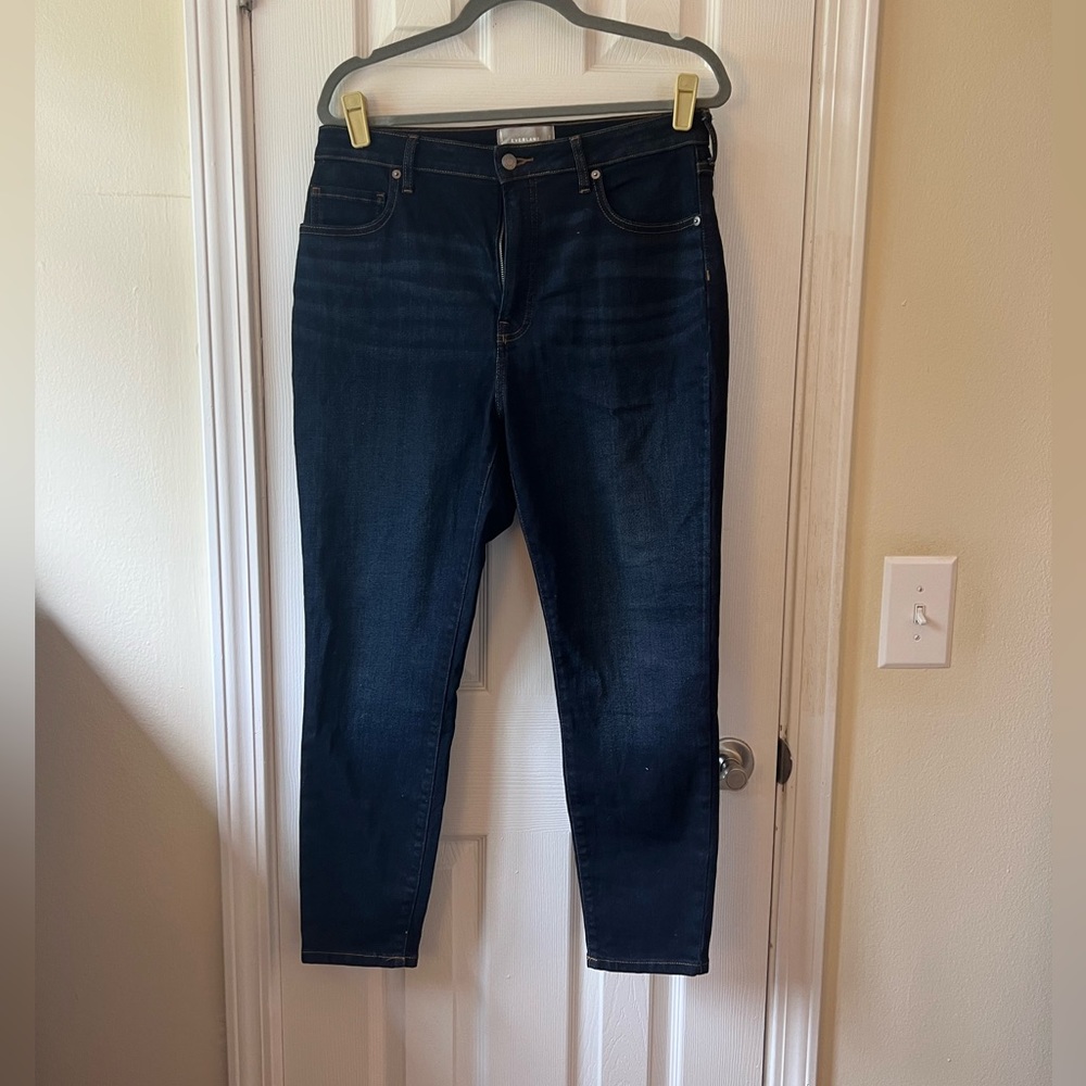 Everlane Cropped Skinny Jean Dark Wash Size 32